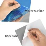 Square Shaped Acrylic Mirror Wall Stickers (12 Pcs)