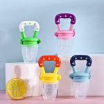 Baby Solid Baby Fruit Pacifier Fresh Fruit Feeder Infant Teething Toy Nibbler Teether Pacifier Safe Silicone Pacifier