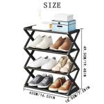 Simple Multifunctional Shoe Rack 3 Layer (random Color)