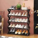 Simple Multifunctional Shoe Rack 3 Layer (random Color)