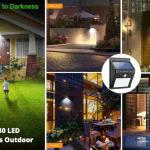 Sensor Solar Led Wall Light (20 Led)