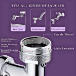 1080°rotatable Faucet Aerator Bathroom Washbasin Tap Splash Filter Kitchen Faucet Extend Faucet Water Saving Bubbler Nozzle