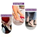 Women Insoles For Shoes High Heel Pad Adjust Size Adhesive Heels Pads Liner Grips Protector Sticker Pain Relief Foot Care