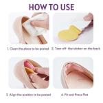 Women Insoles For Shoes High Heel Pad Adjust Size Adhesive Heels Pads Liner Grips Protector Sticker Pain Relief Foot Care