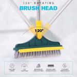 2 In 1 Floor Cleaning Brush Bathroom Tile Windows Floor Cleaning Brush With 120° Rotatable Head – Multipurpose Bathroom Floor Cleaning Brush – Floor Brush Scrubber