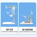 Adjustable Folding Mobile Tablet Stand Mobile Holder (Random Color)