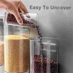 1.5kg 1500ml Self Adhesive Cereal Dispenser Wall Mounted Box (mix/random Color)