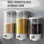 1.5kg 1500ml Self Adhesive Cereal Dispenser Wall Mounted Box (mix/random Color)