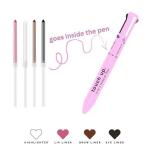 Eye Shadowliner Combination 4 In 1 Makeup Pen Multifunctional Cosmetics Ballpoint Pens Waterproof Eyeliner Eyebrow Pencil Longlasting Highlighter Stick