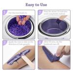 Hair Removing Hard Beans Wax Strip-less