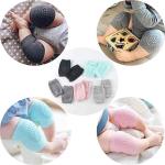 Baby Crawling Anti-slip Knee Pad (random Colors)