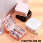 Travel Leather Pocket Jewellery Organizer