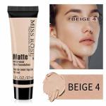 Miss Rose Long Lasting Liquid Full Skin Coverage Soft Matte Foundation 37ml