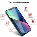 Full Coverage Screen Protector For Iphone 12 Mini 5.4-inch | Black Edge Tempered Glass Film With Easy Installation | 9h |hd Clear