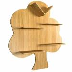 Tree Shaped Wooden Shelf Mdf Material 18 Inch Covered Area