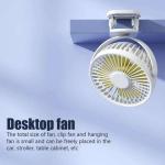 Portable Mini Hand Clip Fan Usb Direct Fan Quiet Desktop Electric Fan High Quality – (random Colors)