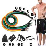 Power Exercise Resistance Band Set 5 In 1 Fitness Band Equipment For Men And Women