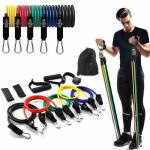 Power Exercise Resistance Band Set 5 In 1 Fitness Band Equipment For Men And Women