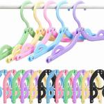 3 Pc Foldable Traveling Hanger (random color)