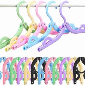 3 Pc Foldable Traveling Hanger (random color)