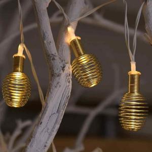 Mega Power Led Metal Warm White String Lights, For Decoration, Plug-in, 3meter 10led