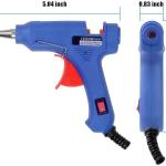 Small Size Glue Gun Hot Melt Silicone Glue Gun Rod Sticks Bond Arts Crafts (random Color)