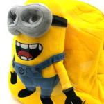 Mini Cartoon Plush Soft Toy With Bags For Kids (random Design)