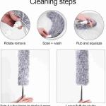 Extendable Telescope Microfiber Duster Long Handle For Cleaning Dust, Dirt And Stains