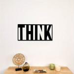 Think Wall Decoration Sticker Mdf Material