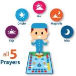 Educational Prayer Mat In 7 Different Languages With 36 Active Touch Sensitive Keys( Cell Operate)