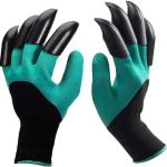 Digging, Weeding, Seeding, Pruning & Poking Waterproof Garden Gloves With Claws (1 Pair )