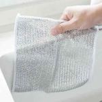 Dish Washing Cleaning Cloth | Wire Dish Washing Rugs For Wet And Dry, Metal Wire Dish Towels For Kitchen, Dishes