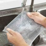 Dish Washing Cleaning Cloth | Wire Dish Washing Rugs For Wet And Dry, Metal Wire Dish Towels For Kitchen, Dishes