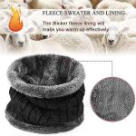 Head & Neck Cap Beanies Combo – Woolen Winter Beanie Cap With Neck Warmer Muffler For Men And Women