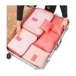 Travel Combo Deal – 6 Pcs Travel Clothes Storage Bag Pouch | Inflatable Air Pillow Cushion | Portable Toothbrush Holder Case