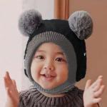 Kids Wool Caps – Double-Layer Warm & Soft Winter Caps