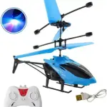 Rechargeable Flying Hand Sensor Control Helicopter | Sensing Flight With Lights, Remote-controlled Aircraft, Withstanding Impact And Playing