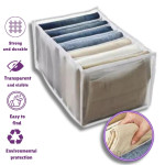 Large Size 7 Grids Washable Wardrobe Clothes Organizer