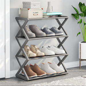 Simple Multifunctional Shoe Rack 3 Layer (random Color)