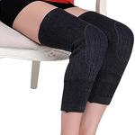 1 Pair Knee Warmer Woolen Knee Cap For Men And Women (random Design)