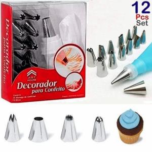 15pcs Piping Nozzles Pastry Cream Tips Stainless Steel