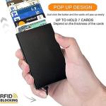 Automatic Metal Pop-up Card Holder For Men And Women