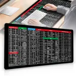 Shortcut Keyboard Mat Office Ps Lock Edge Cad/wo/ai/excel/cdr/ppt Keyboard Table Mat Consignment