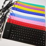 Flexiable Keyboard / Foldable Keyboard With Number Pad Is Made Of High-intensity (random Color)