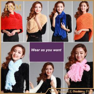 Women’s Velvet Stretchable Magic Scarf 26 Different Styles( Random Color )