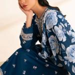 Cross stitch Dhanak with Pashmina wool shawl (3 Peice)