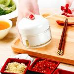 Mini Powerful Meat Grinder Hand-power Food Chopper Mincer Mixer Blender Chop Meat Fruit Vegetable Nuts Shredder (random Color )