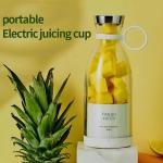 Mini Portable Blender Electric Fruit Juicer Mixers 420 Ml (random Color)