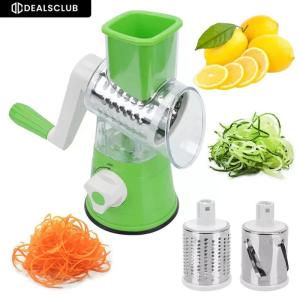 Manual Vegetable Cutter Slicer Multifunctional Round Slicer Table Top Food Processor Blender Cutter( Random Color )