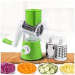 Manual Vegetable Cutter Slicer Multifunctional Round Slicer Table Top Food Processor Blender Cutter( Random Color )